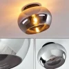 hofstein Plafonnier Molloy Chrome, Fumé, 1 lumière* Lampes Modernes