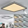 hofstein Plafonnier Nabbas LED Noir, 1 lumière* Lampes En Verre
