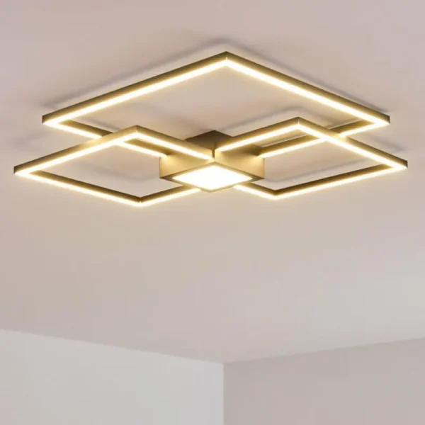 hofstein Plafonnier Narpes LED Anthracite, 1 lumière* Lampes Modernes