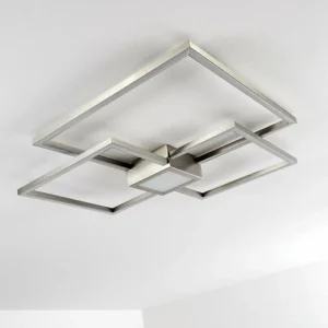 hofstein Plafonnier Narpes LED Nickel mat, 1 lumière* Lampes Modernes