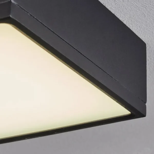 hofstein Plafonnier Netstal LED Anthracite, 1 lumière* Lampes Modernes