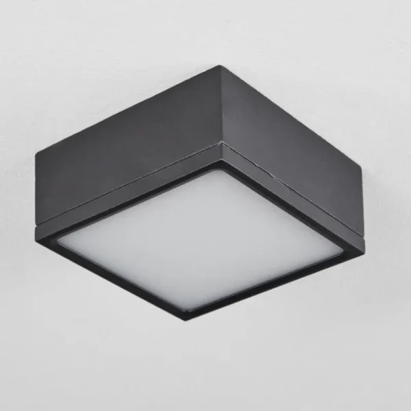 hofstein Plafonnier Netstal LED Anthracite, 1 lumière* Lampes Modernes