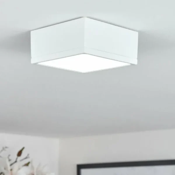 hofstein Plafonnier Netstal LED Blanc, 1 lumière* Lampes Modernes