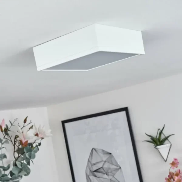 hofstein Plafonnier Netstal LED Blanc, 1 lumière* Lampes Modernes