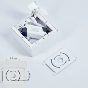 hofstein Plafonnier Netstal LED Blanc, 1 lumière* Lampes Modernes