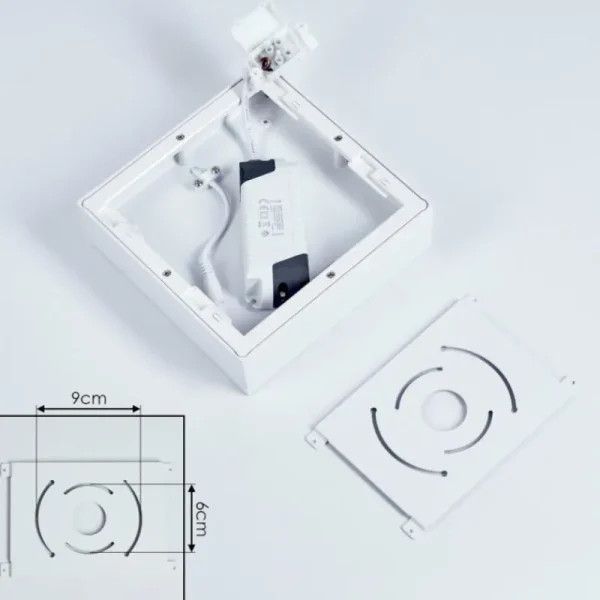 hofstein Plafonnier Netstal LED Blanc, 1 lumière* Lampes Modernes