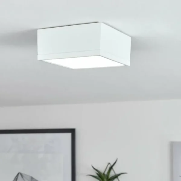 hofstein Plafonnier Netstal LED Blanc, 1 lumière* Lampes Modernes