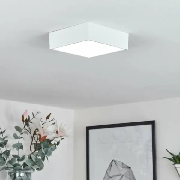 hofstein Plafonnier Netstal LED Blanc, 1 lumière* Lampes Modernes
