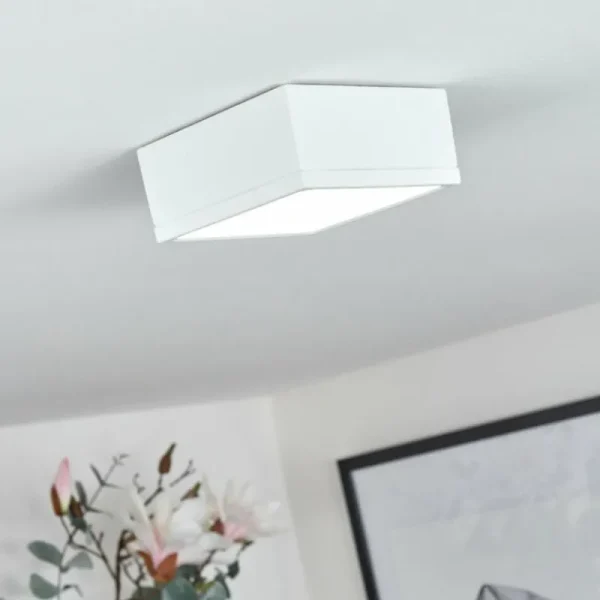 hofstein Plafonnier Netstal LED Blanc, 1 lumière* Lampes Modernes