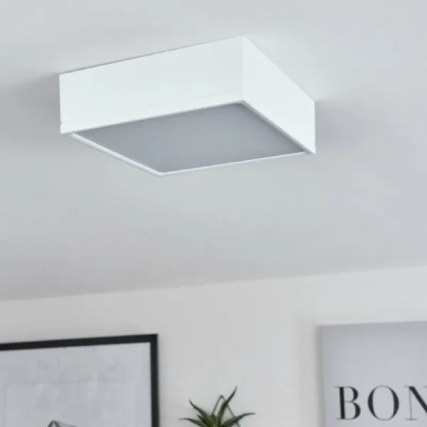 hofstein Plafonnier Netstal LED Blanc, 1 lumière* Lampes Modernes