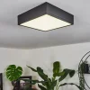 hofstein Plafonnier Netstal LED Noir, 1 lumière* Lampes Modernes