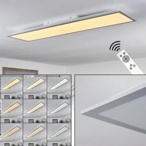 hofstein Plafonnier Nexo LED Blanc, 1 lumière, Télécommandes* Lampes Modernes
