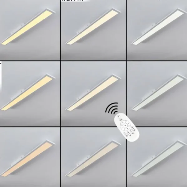 hofstein Plafonnier Nexo LED Blanc, 1 lumière, Télécommandes* Lampes Modernes