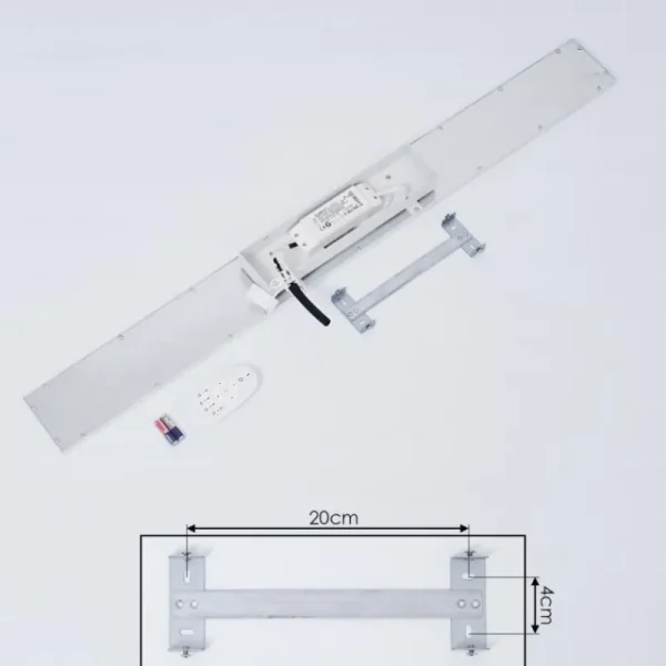 hofstein Plafonnier Nexo LED Blanc, 1 lumière, Télécommandes* Lampes Modernes