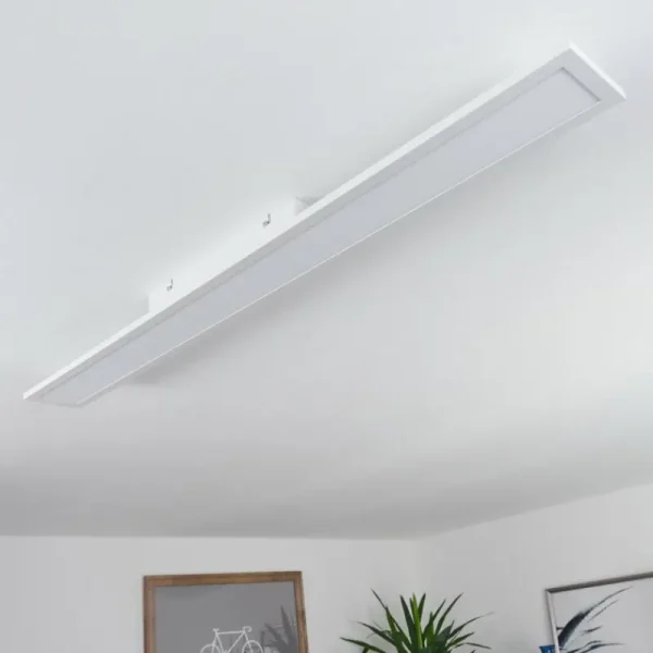 hofstein Plafonnier Nexo LED Blanc, 1 lumière, Télécommandes* Lampes Modernes