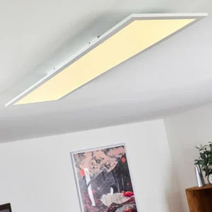 hofstein Plafonnier Nexo LED Blanc, 1 lumière, Télécommandes* Lampes Modernes