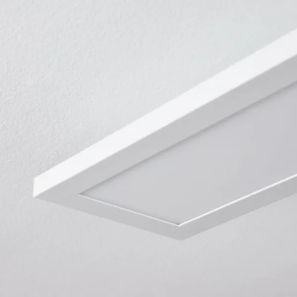 hofstein Plafonnier Nexo LED Blanc, 1 lumière, Télécommandes* Lampes Modernes