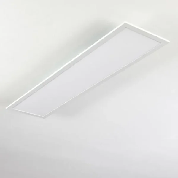 hofstein Plafonnier Nexo LED Blanc, 1 lumière, Télécommandes* Lampes Modernes