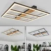 hofstein Plafonnier Nganbeto LED Couleur bois, Noir, 1 lumière* Lampes Modernes