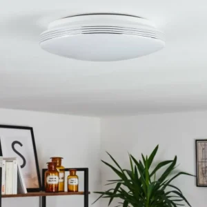 hofstein Plafonnier Niebla LED Blanc, 1 lumière* Lampes Modernes