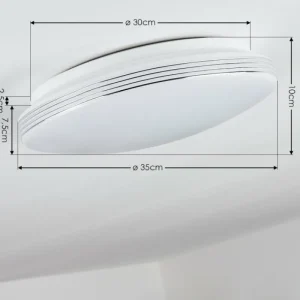 hofstein Plafonnier Niebla LED Blanc, 1 lumière* Lampes Modernes