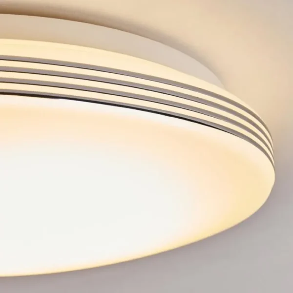 hofstein Plafonnier Niebla LED Blanc, 1 lumière* Lampes Modernes
