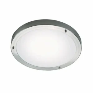 Luminaires Nordlux Plafonnier Nordlux ANCONA Acier inoxydable, 2 lumières* Lampes En Verre