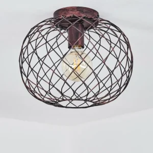 hofstein Plafonnier Nordslesvig Bronze, Noir, 1 lumière* Lampes Modernes