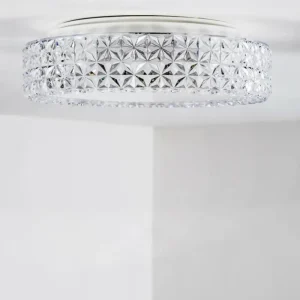 hofstein Plafonnier Norra LED Blanc, 1 lumière* Lampes En Verre
