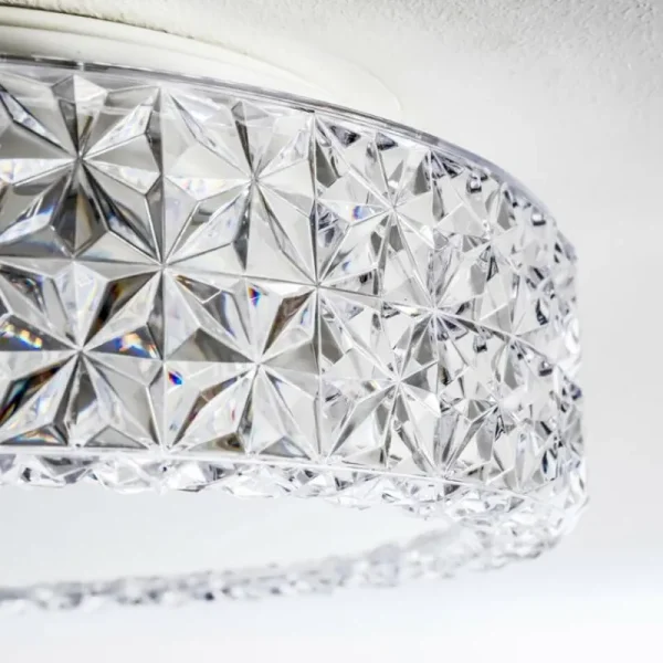 hofstein Plafonnier Norra LED Blanc, 1 lumière* Lampes En Verre