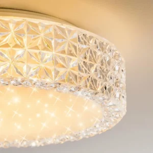 hofstein Plafonnier Norra LED Blanc, 1 lumière* Lampes En Verre