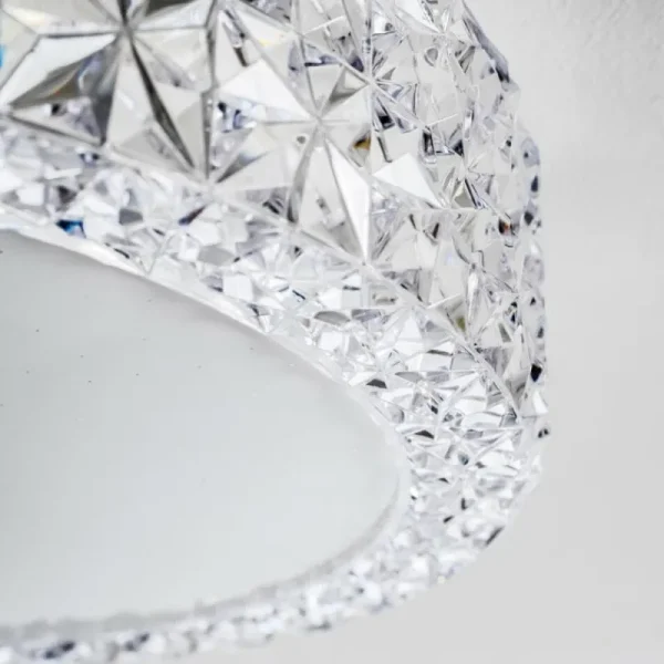 hofstein Plafonnier Norra LED Blanc, 1 lumière* Lampes En Verre