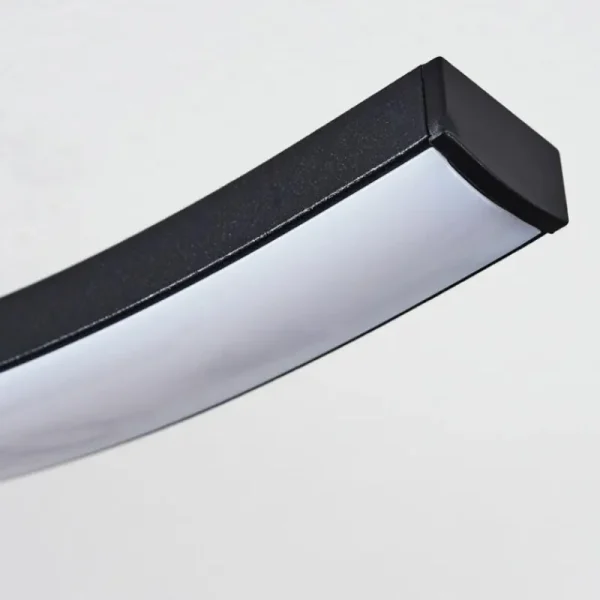hofstein Plafonnier Odda LED Couleur bois, Noir, 2 lumières* Lampes Modernes