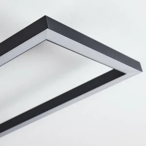 hofstein Plafonnier Omega LED Noir, 1 lumière* Lampes Modernes