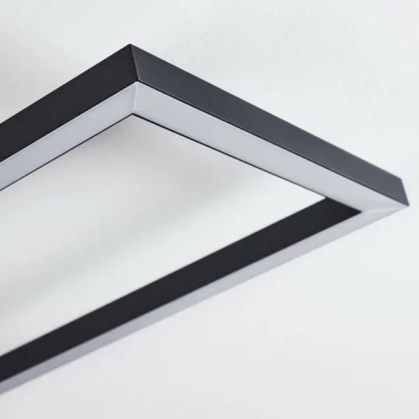 hofstein Plafonnier Omega LED Noir, 1 lumière* Lampes Modernes