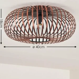 hofstein Plafonnier Oravi Cuivre, 1 lumière* Lampes Modernes