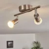 hofstein Plafonnier Oula LED Nickel mat, 2 lumières* Lampes Modernes