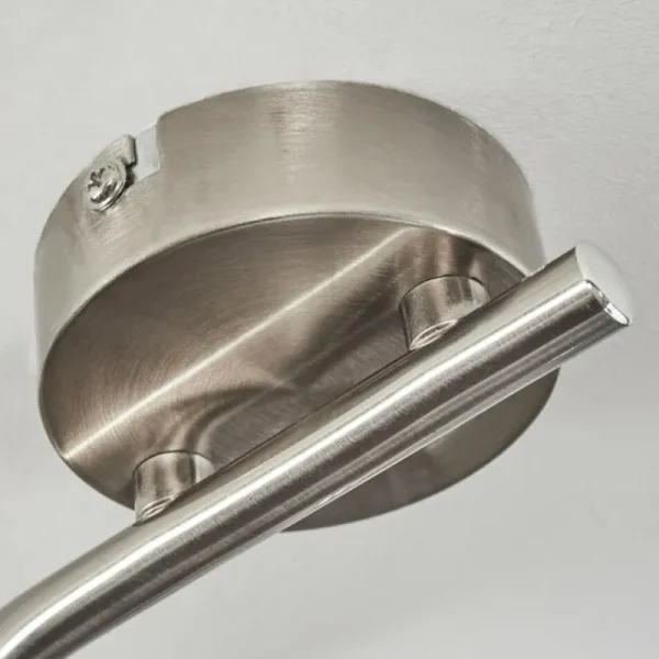 hofstein Plafonnier Oula LED Nickel mat, 3 lumières* Lampes Modernes