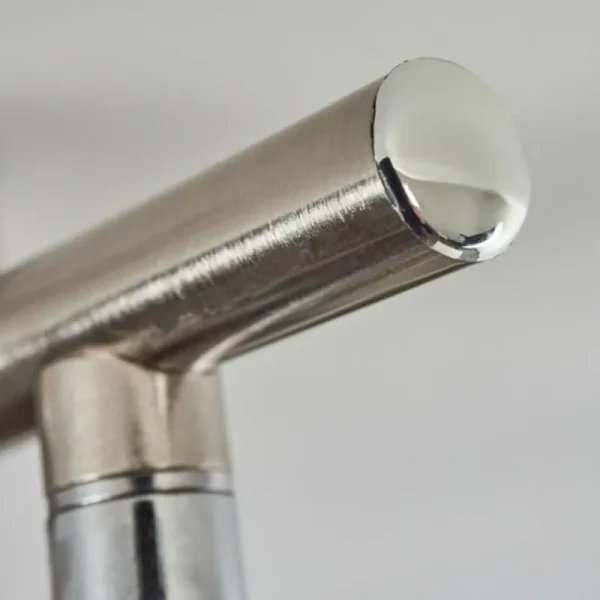 hofstein Plafonnier Oula LED Nickel mat, 2 lumières* Lampes Modernes