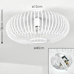 hofstein Plafonnier Ovari Blanc, 1 lumière* Lampes Modernes