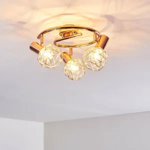 hofstein Plafonnier Palmira Cuivre, 3 lumières* Lampes Modernes