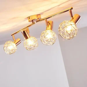 hofstein Plafonnier Palmira Cuivre, 4 lumières* Lampes Modernes