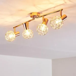 hofstein Plafonnier Palmira Cuivre, 4 lumières* Lampes Modernes
