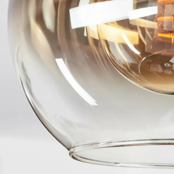 hofstein Plafonnier Pascal Laiton, 1 lumière* Lampes En Verre