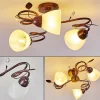 hofstein Plafonnier Peccia Rouille, 3 lumières* Lampes En Verre