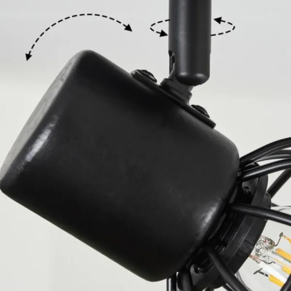 hofstein Plafonnier Piment Noir, 3 lumières* Lampes Modernes