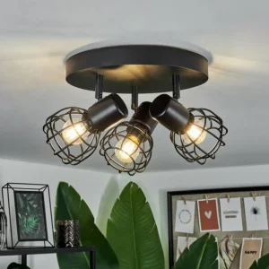 hofstein Plafonnier Piment Noir, 3 lumières* Lampes Modernes