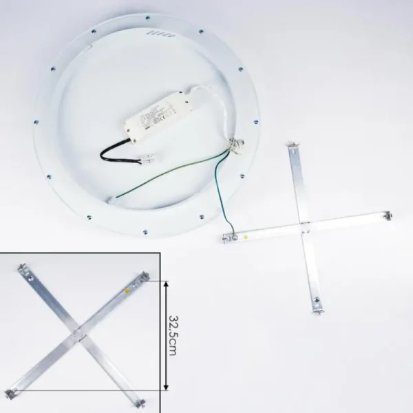 hofstein Plafonnier Pine LED Blanc, 1 lumière* Lampes Modernes