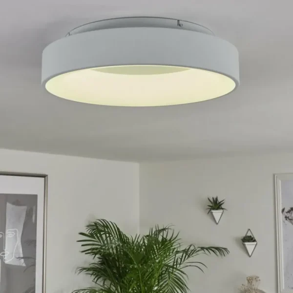 hofstein Plafonnier Pine LED Blanc, 1 lumière* Lampes Modernes