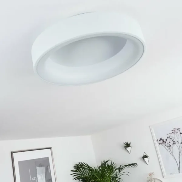 hofstein Plafonnier Pine LED Blanc, 1 lumière* Lampes Modernes